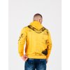 Pánska mikina CIPO & BAXX CL561 MUSTARD (Farba Žltá, Konfekčná veľkosť XXL)