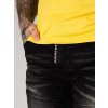 Pánske tričko CIPO & BAXX CT735 YELLOW (Farba Žltá, Konfekčná veľkosť XXL)