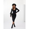Dámske šaty TRAISY (Farba Čierna, Konfekčná veľkosť ONESIZE)