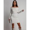 Dámske šaty KALEY (Farba Biela, Konfekčná veľkosť ONESIZE)