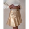 Dámska sukňa XAME (Farba Zlatá, Konfekčná veľkosť S)