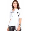 Dámske tričko CIPO & BAXX WT239 WHITE (Farba biela, Konfekčná veľkosť XL)