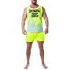 Pánsky plážový komplet CIPO & BAXX CUK245 YELLOW (Farba Žltá, Konfekčná veľkosť S)