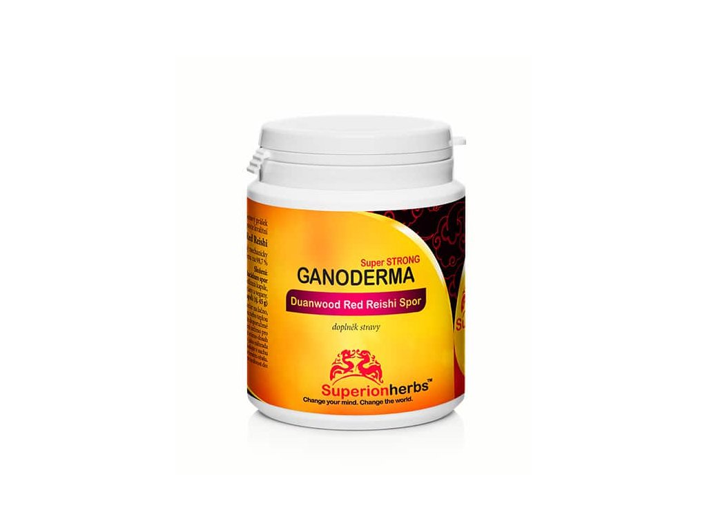 SUPERIONHERBS Ganoderma, Duanwood Red Reishi Spor – 100% spórový prášok