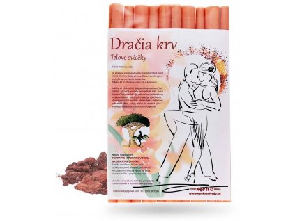Medosvíčky Jan Melich telové sviece DRAČIA KRV