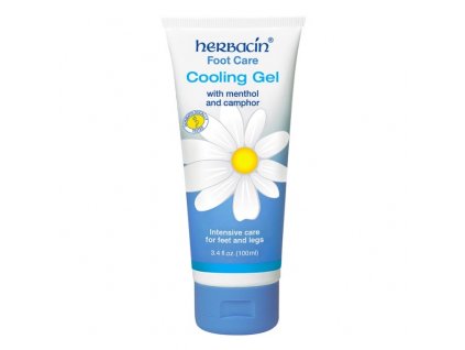 7161 HERBACIN gél chladiace na horke a tazke nohy 100ml