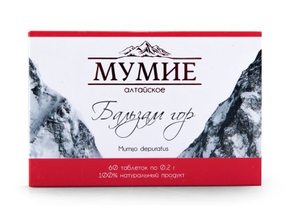 Díky přírodě mumio tablety obal 2