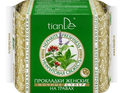 TianDe Noční menstruační vložky Nefritová svěžest