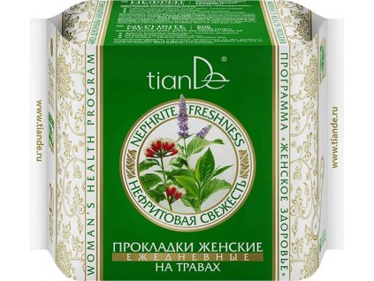 TianDe Dámské bylinné slipové vložky Nefritová svěžest
