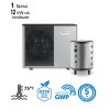 levegő víz hőszivattyú Dual Clima HT 12 kW os 1 fázisú csak fűtés, hűtés csomagajánlat 550x550h