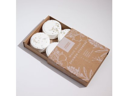 Zenové Tablety do Sprchy - Wellness Kvarteto - Povzbuzení Nálady (Bílá)