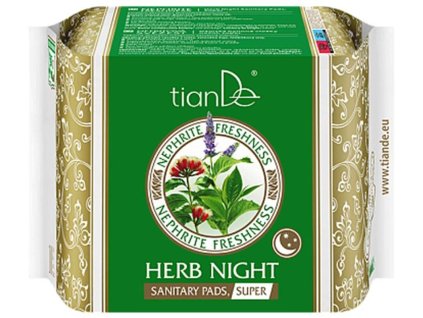 TianDe Noční menstruační vložky Nefritová svěžest