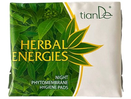 TianDe Noční menstruační vložky Energie bylin