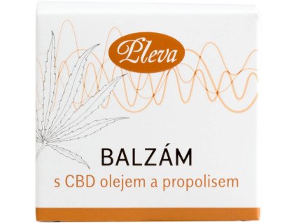 Pleva Balzám s CBD olejem a propolisem