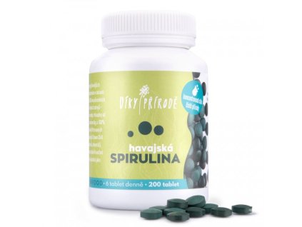 Díky přírodě Havajská spirulina 200 tablet