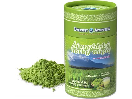 Everest Ayurveda himalájský horký nápoj AMALAKI mladý ječmen