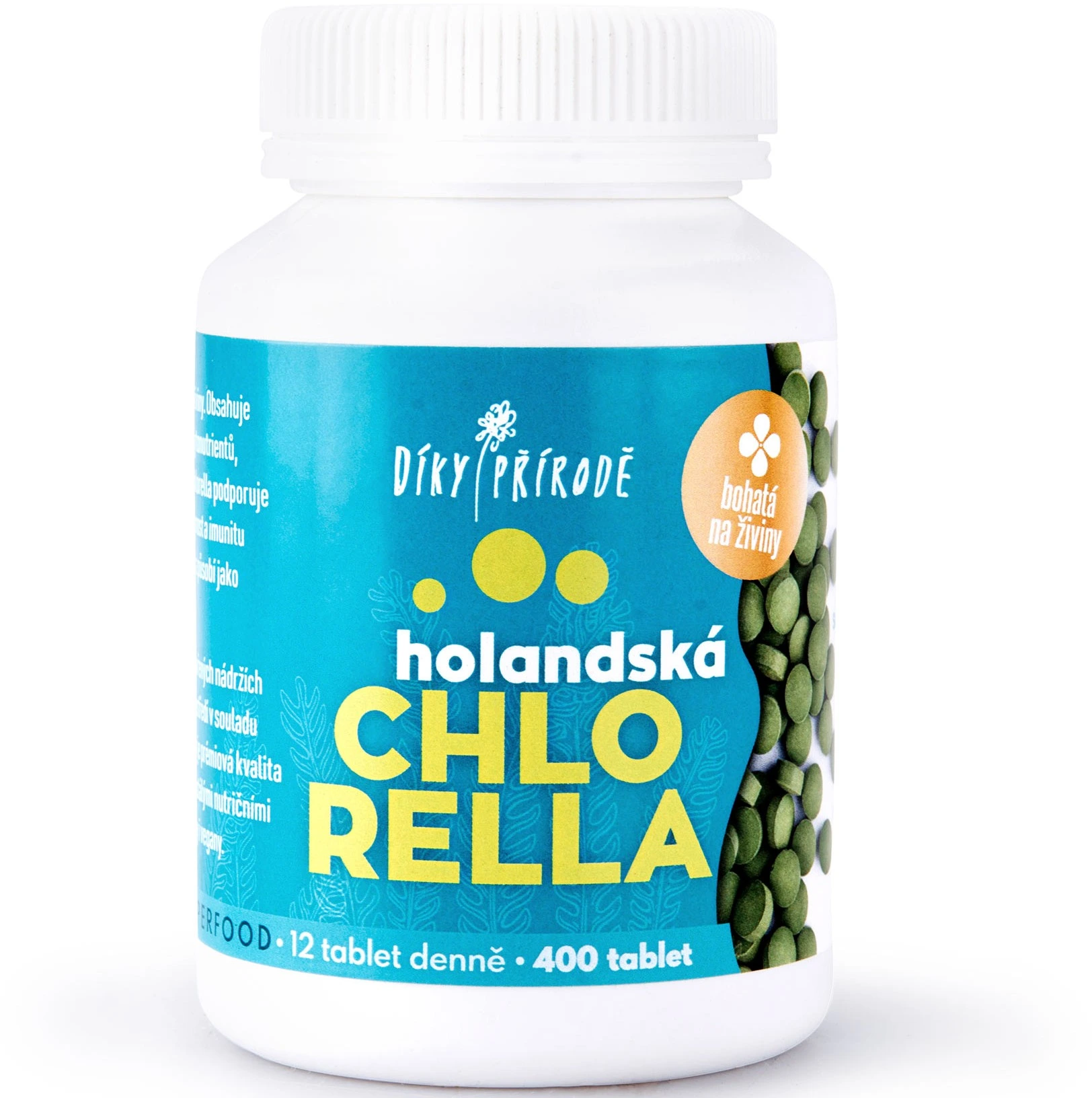 Viridian Nutrition DÍKY PŘÍRODĚ Holandská chlorella