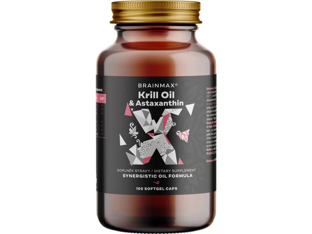 BrainMax Krill Oil s astaxanthinem