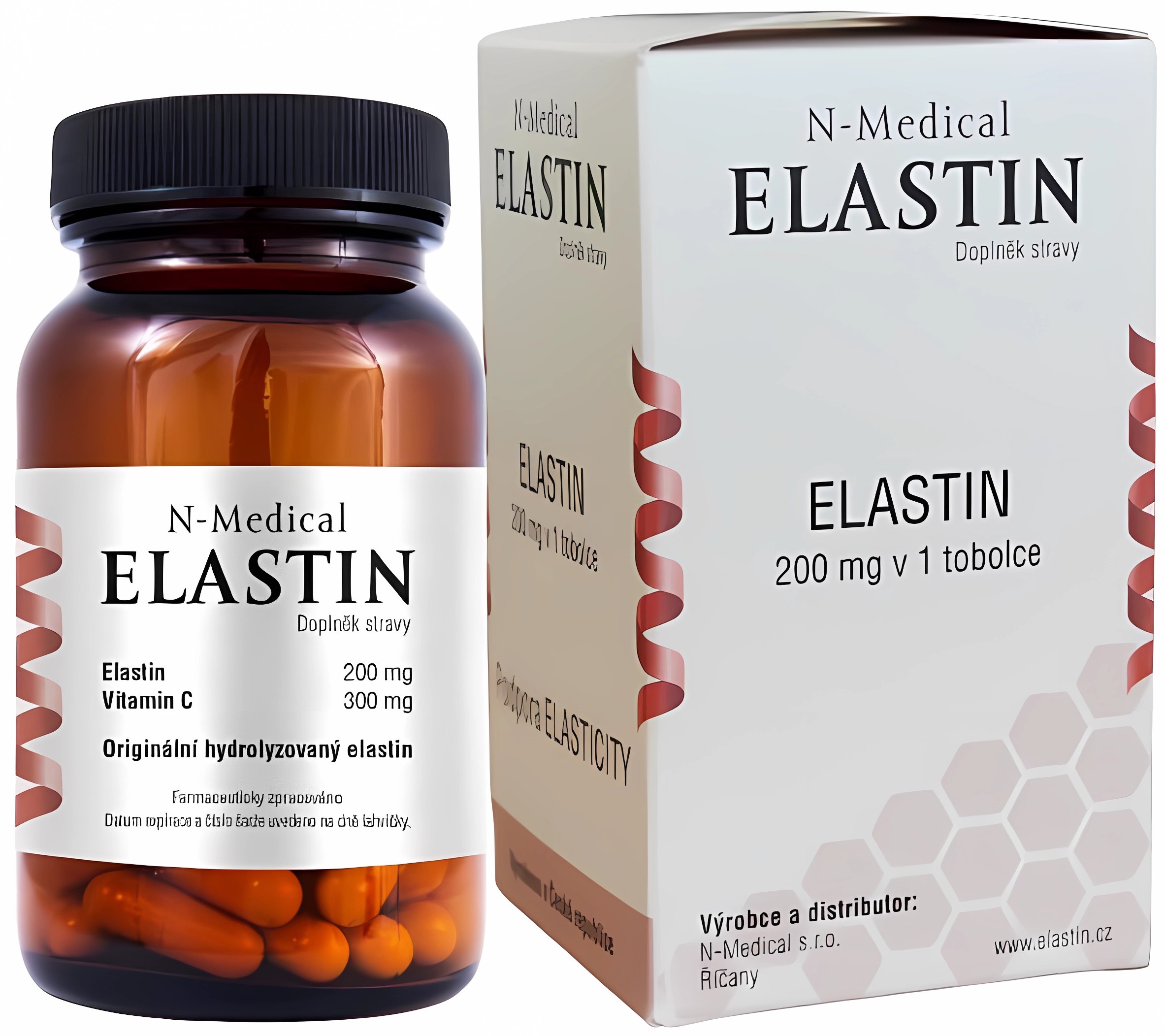 Hyaluron N-Medical N-Medical Elastin Balení: 100 tobolek
