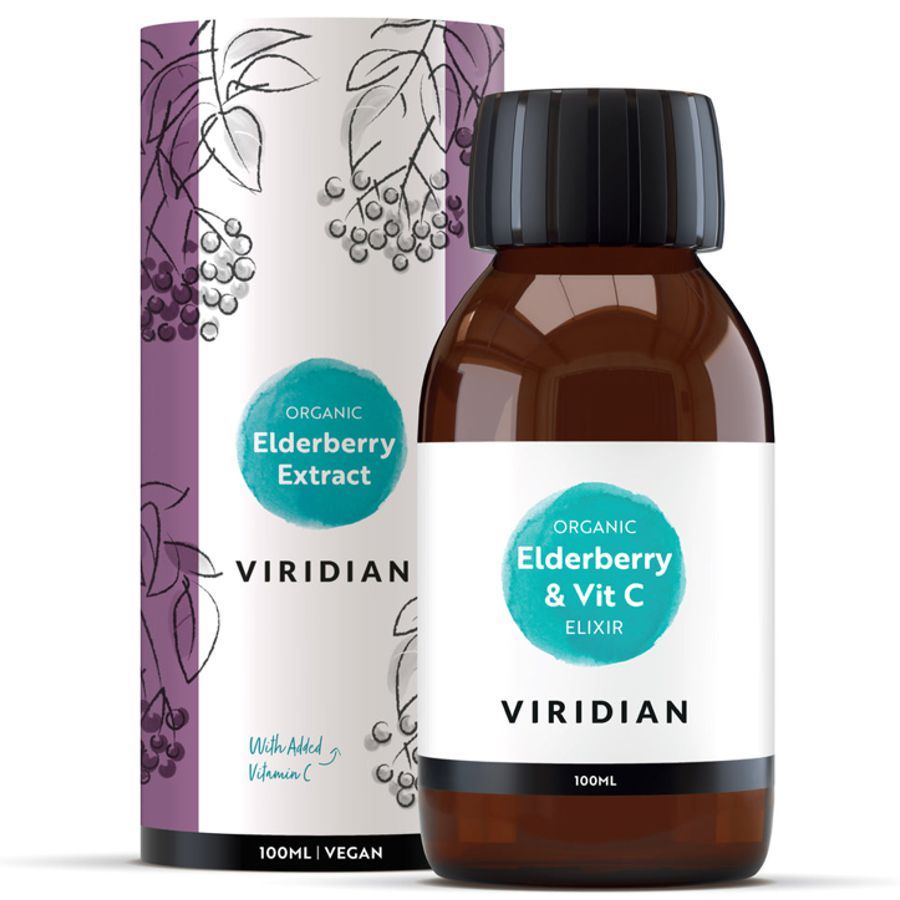 Viridian Nutrition Elderberry Extract + Vitamin C Organic
