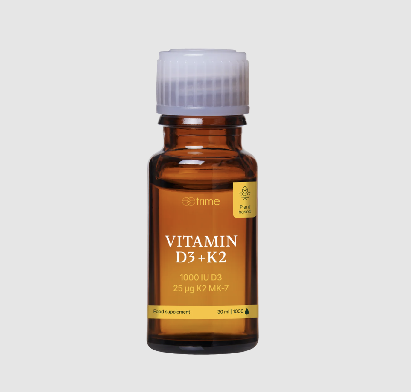 Trime Vitamín D3 + K2, 1000 IU D3 / 25 ug K2-MK7