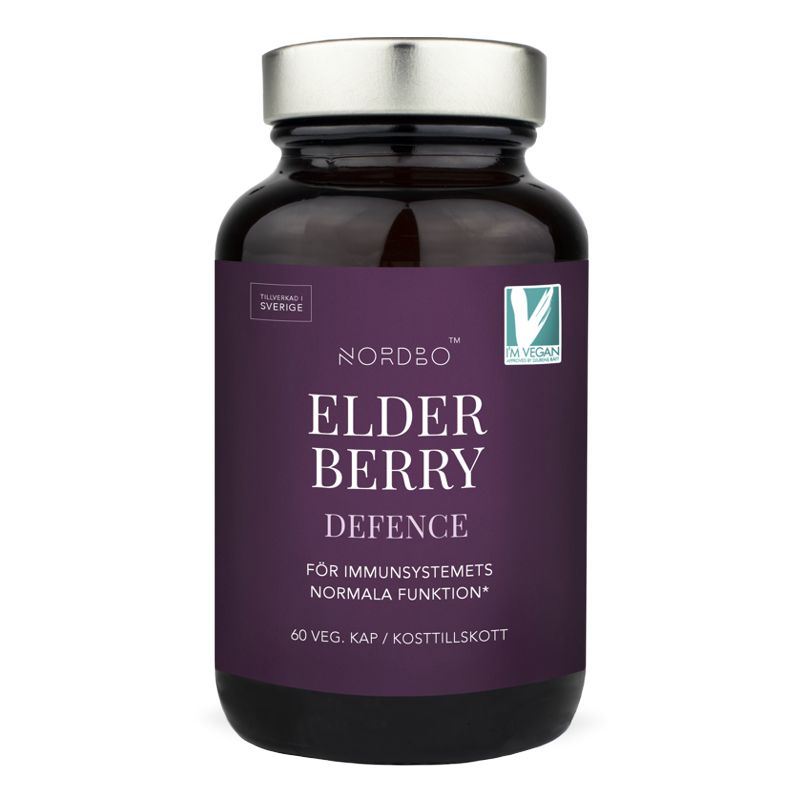 Levně Nordbo Elderberry Defence (Extrakt z černého bezu + vit. C + zinek)