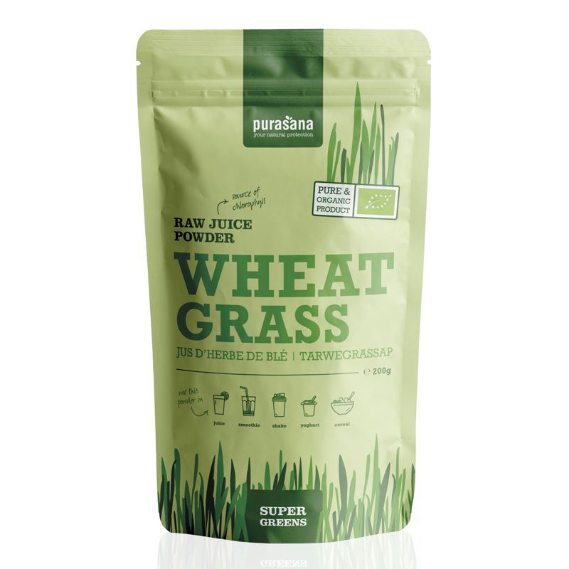 Purasana Wheat Grass Raw Juice Powder