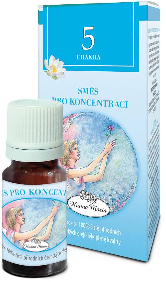 Hanna Maria esenciální olej 5. čakra - koncentrace 10 ml Objem: V oleji 10 ml