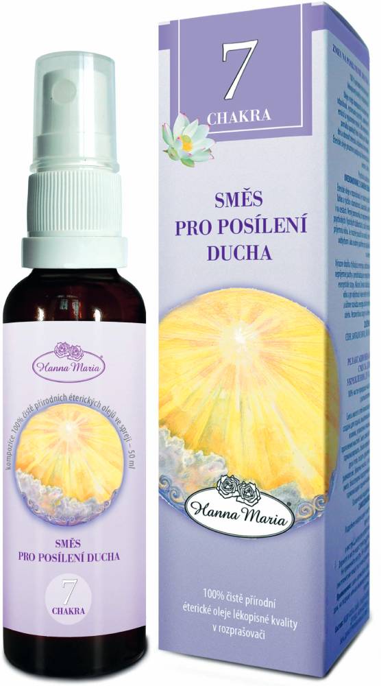 Hanna Maria esenciální olej 7. čakra - relaxační duchovno 10 ml Objem: V rozprašovači 50 ml