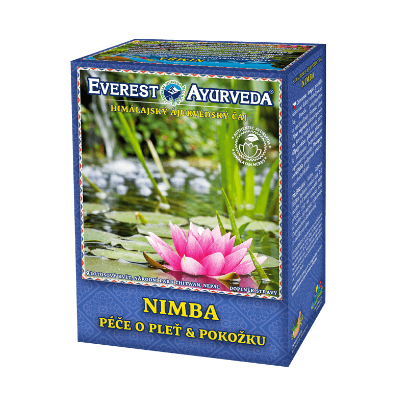 Levně Everest Ayurveda NIMBA himalájský bylinný čaj účinný na regeneraci pokožky zvaný čistič krve 100 g