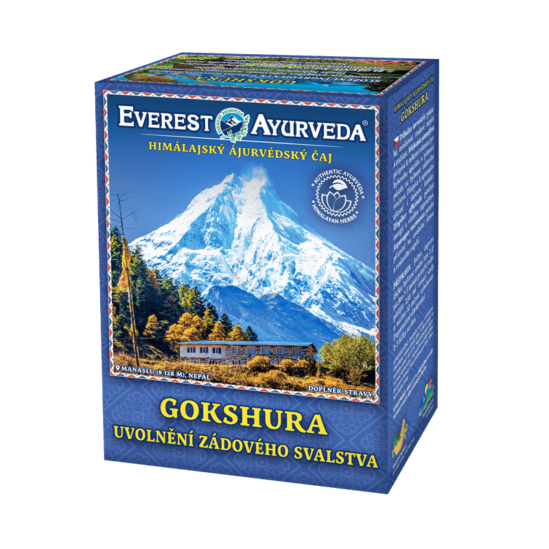 Everest Ayurveda GOKSHURA himalájský bylinný čaj ulevující od bolesti zad a páteře 100 g