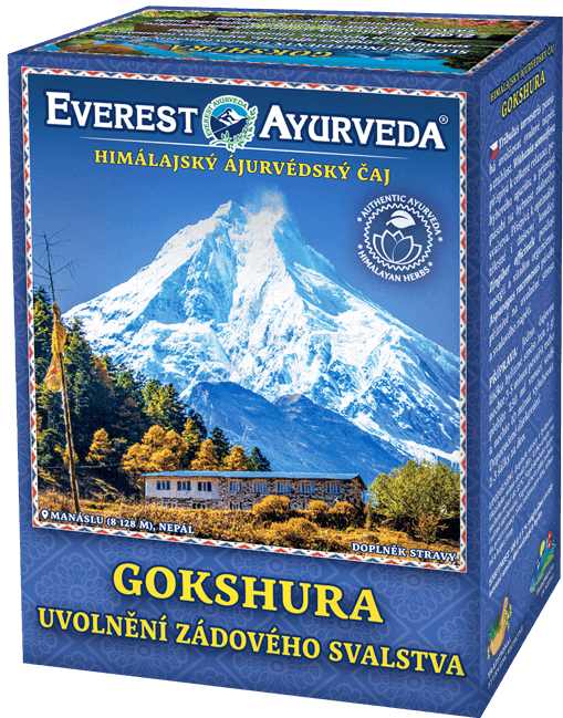 Everest Ayurveda GOKSHURA himalájský bylinný čaj ulevující od bolesti zad a páteře 100 g