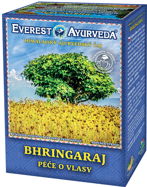 Everest Ayurveda Ajurvedský čaj BHRINGARAJ péče o vlasy 100 g