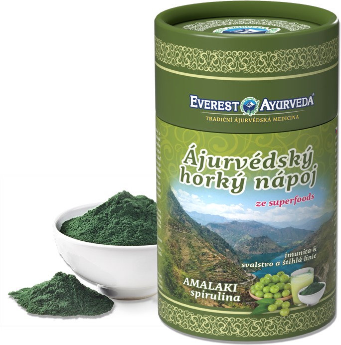 Everest Ayurveda himalájský horký nápoj AMALAKI spirulina 100 g