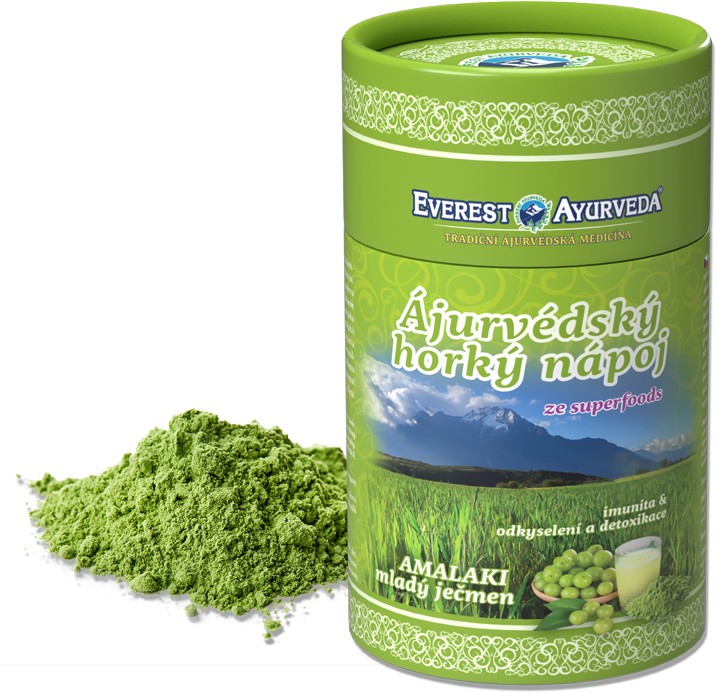 EVEREST AYURVEDA himalájský horký nápoj AMALAKI mladý ječmen