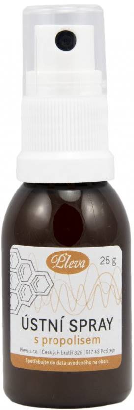 Levně PLEVA Ústní spray s propolisem Hmotnost: 25 gramů