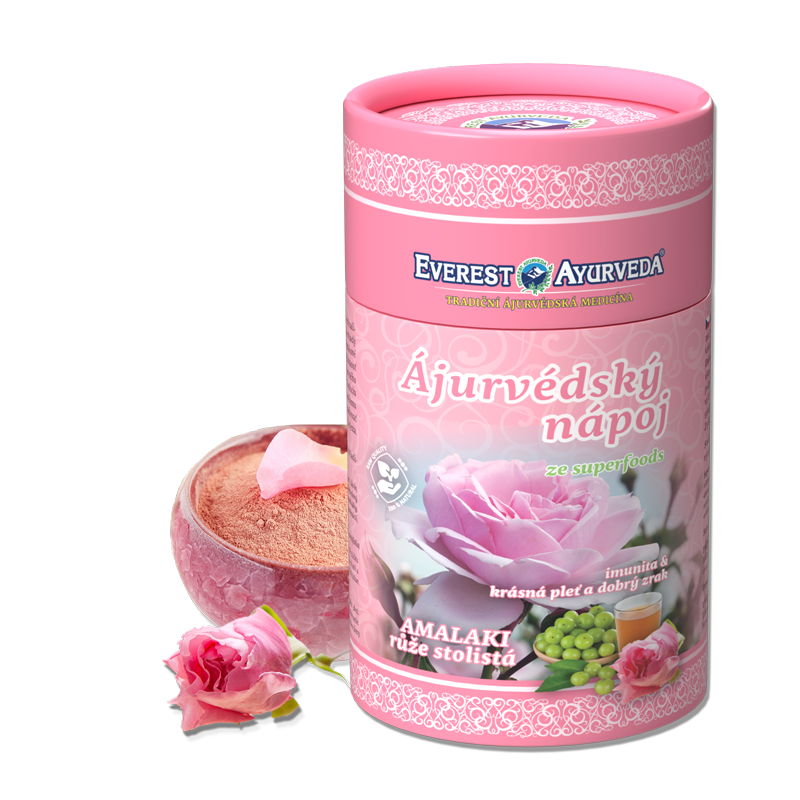EVEREST AYURVEDA himalájský horký nápoj AMALAKI růže