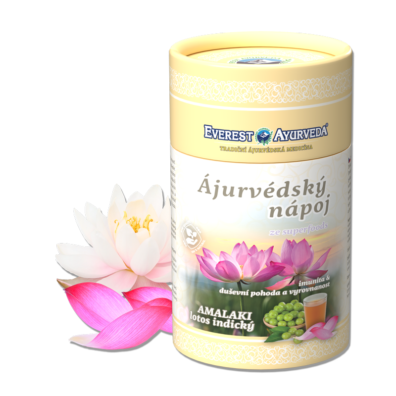 EVEREST AYURVEDA himalájský horký nápoj AMALAKI lotos