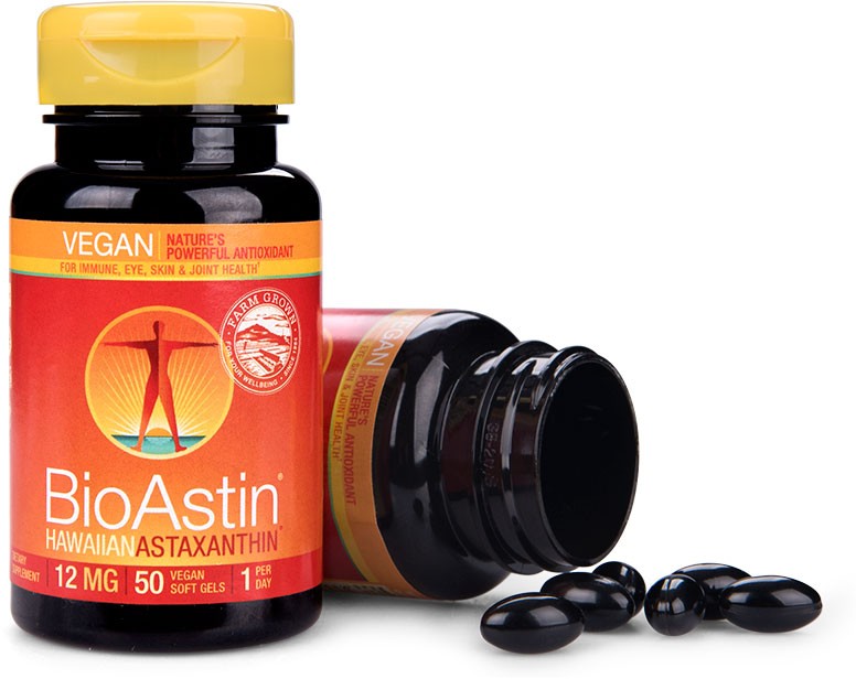 Nutrex Hawaii BioAstin Havajský astaxanthin Vegan Balení: 12 mg astaxanthinu / 50 kapslí