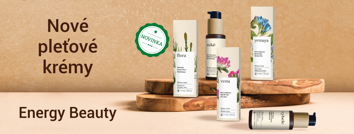 Nové pleťové krémy z kosmetické řady Energy Beauty