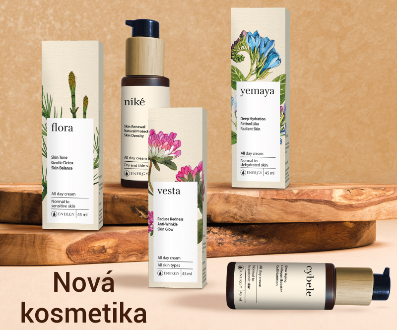 Nové pleťové krémy z kosmetické řady Energy Beauty