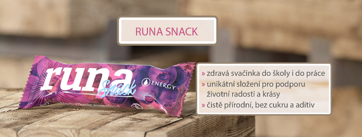 Runa snack - nutričně bohatá svačinka