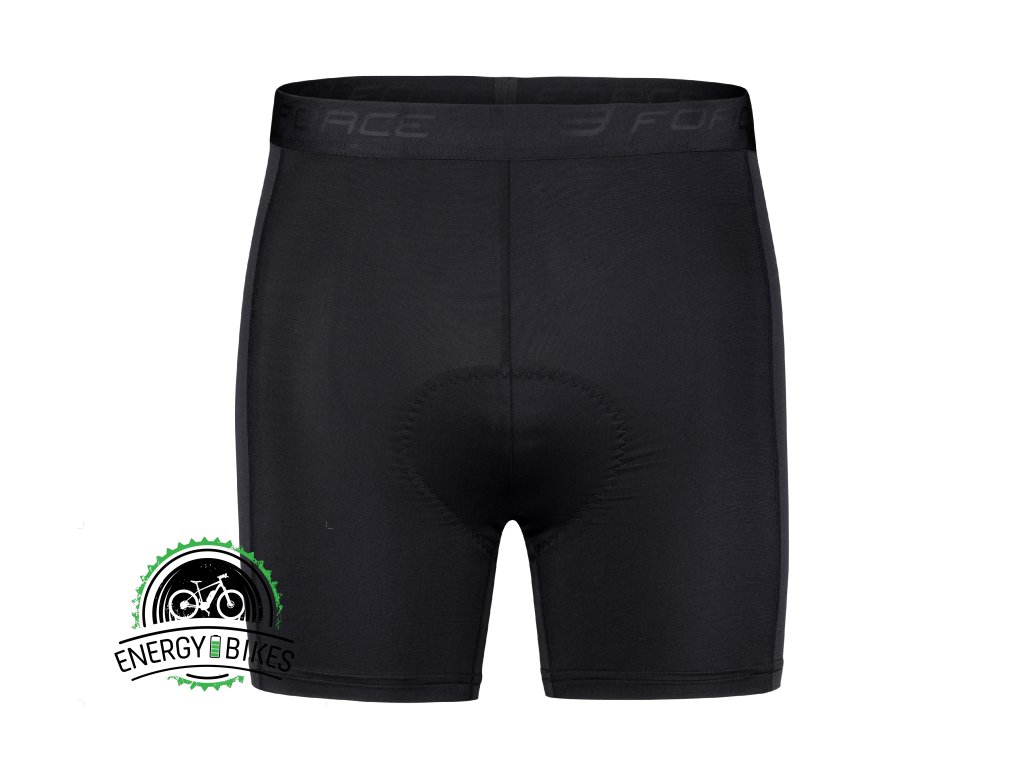 Vnútorná vložka do MTB šortiek FORCE SUPPORT, čierna (Veľkosť L, farba Čierna)