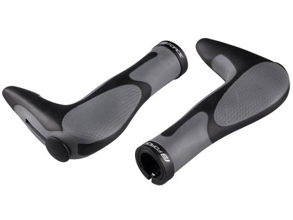 FORCE Gripy s rohmi 113mm čierno/šedé