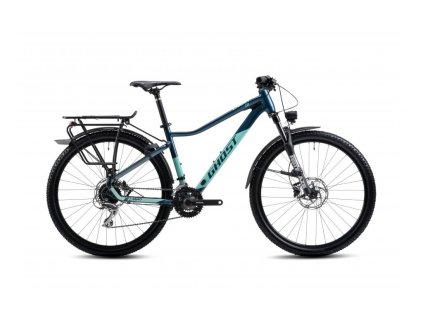 Horský bicykel GHOST LANAO EQ 27.5″ – Pearl Poseidon Blue / Light Green Matt 2022 veľ. XS