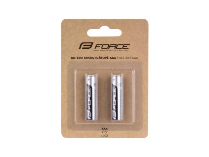 Batérie FORCE mikrotužkové AAA / 1,5V 2 ks