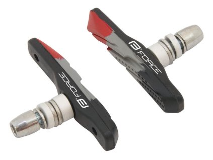 Náhradné brzdové gumičky F jednorazové, červeno-šedo-čierne 70mm