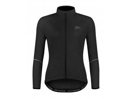 Dámska bunda FORCE ARROW LADY softshell, čierna (Veľkosť M)