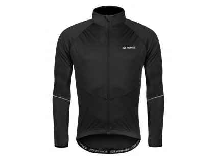 Pánska bunda FORCE ARROW softshell, čierna (Veľkosť S)