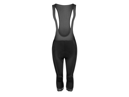 kalhoty 3/4 F STORY LADY se šráky a vl, černé M (farba Čierna, Veľkosť M)